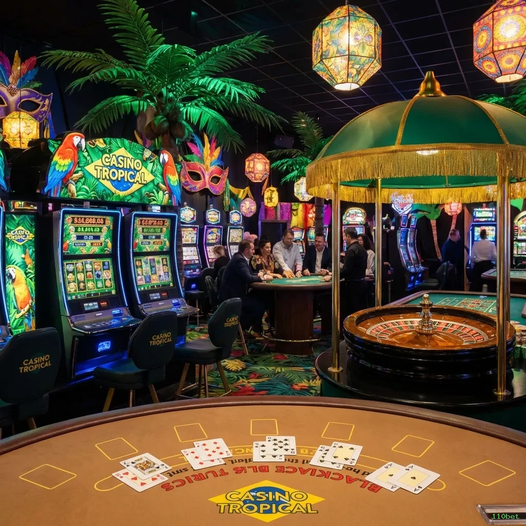Cassino ao vivo da 110bet com dealers reais